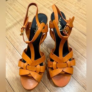 YSL Tribute Heeled Sandal